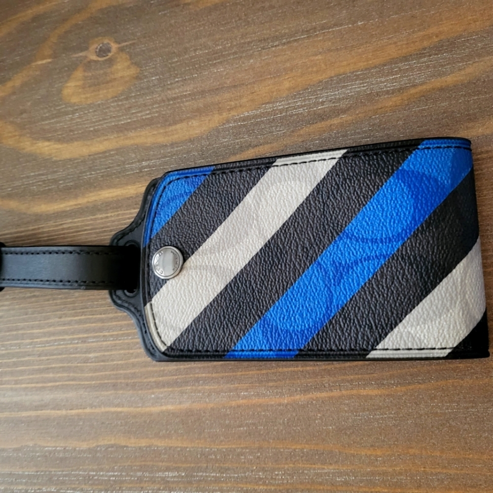 Coach luggage tag